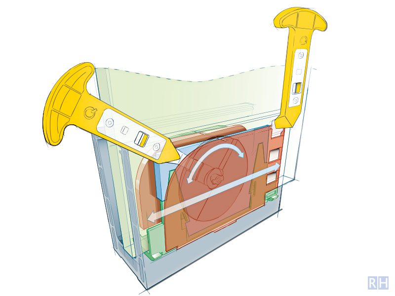 technische illustratie Q Disc